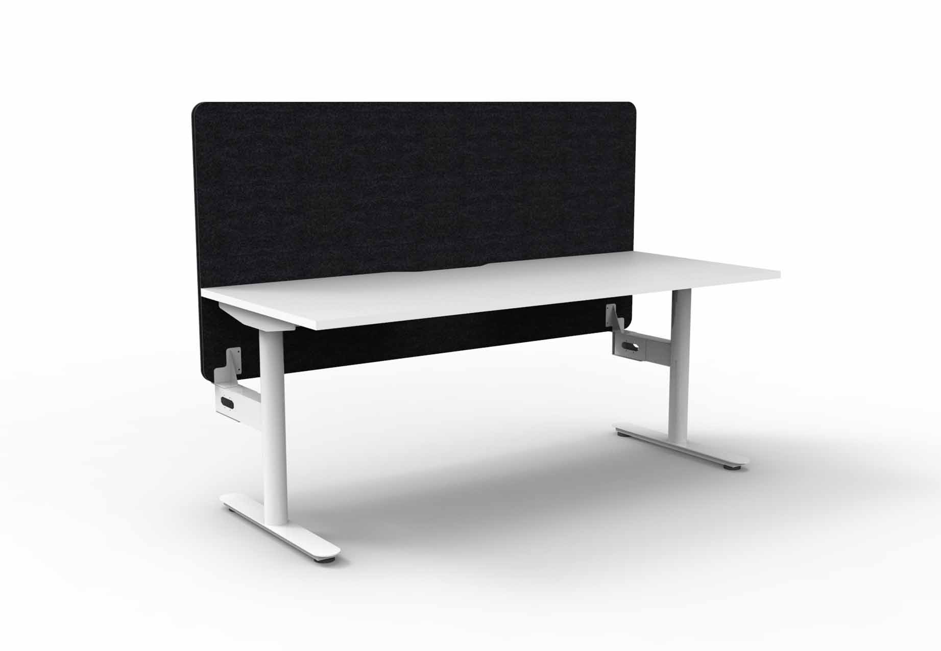 Halo Static Single Sided Workstation - with Eco Screen